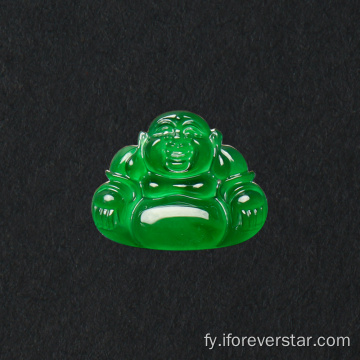 Wholesale priis fine sieraden Green Jade Stone Buddha